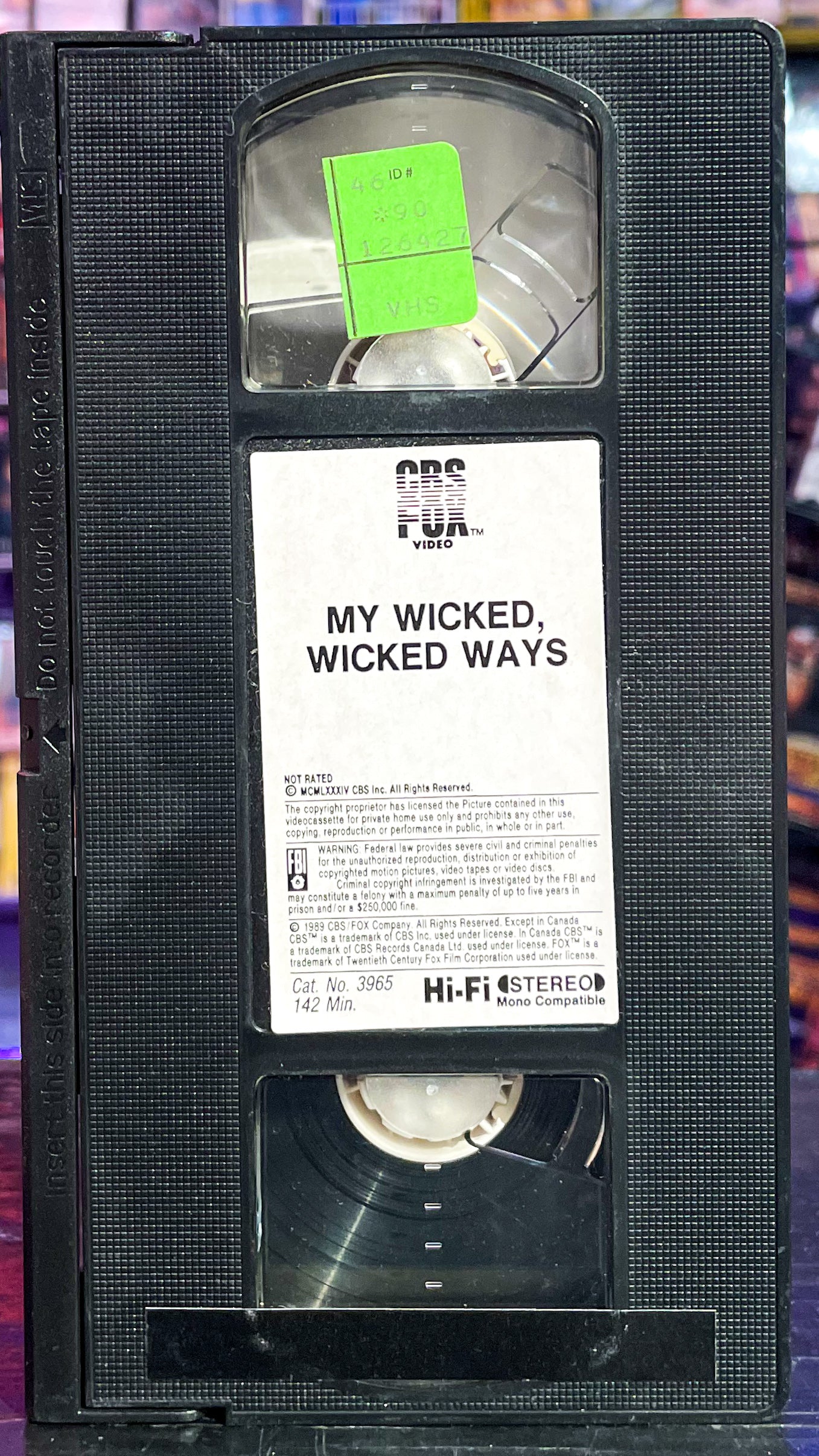 My Wicked, Wicked Ways
