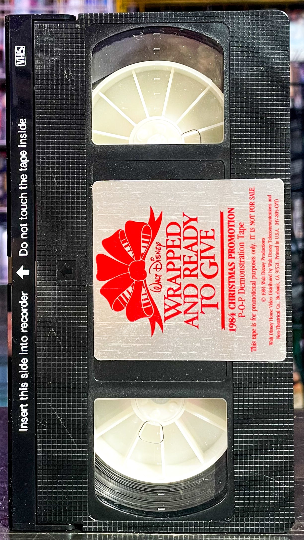 Wrapped And Ready To Give 1984 Disney Christmas Promotion