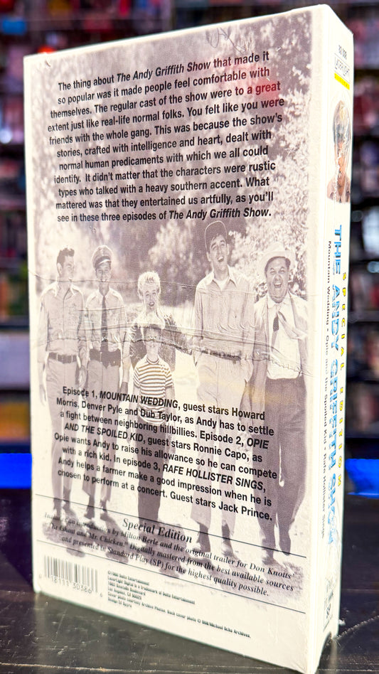 Special Edition - The Andy Griffith Show - Mountain Wedding/ Opie And The Spoiled Kid/ Rafe Hollister Sings