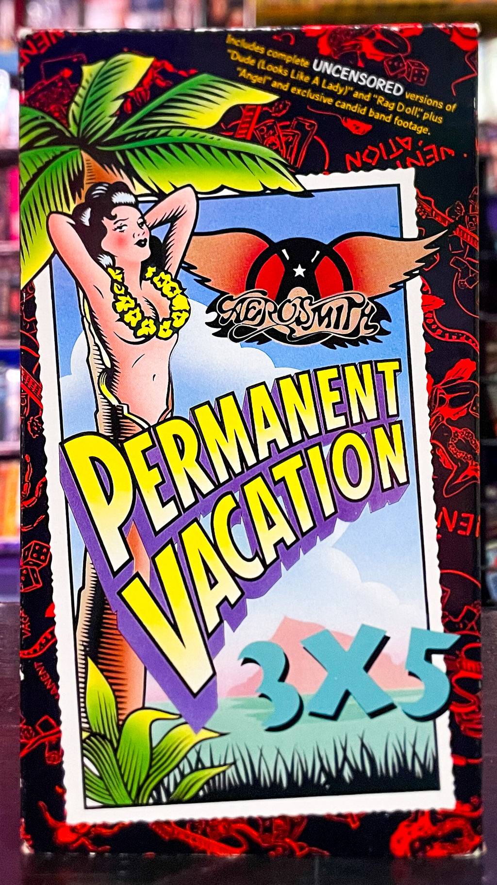Aerosmith Permanent Vacation 3x5