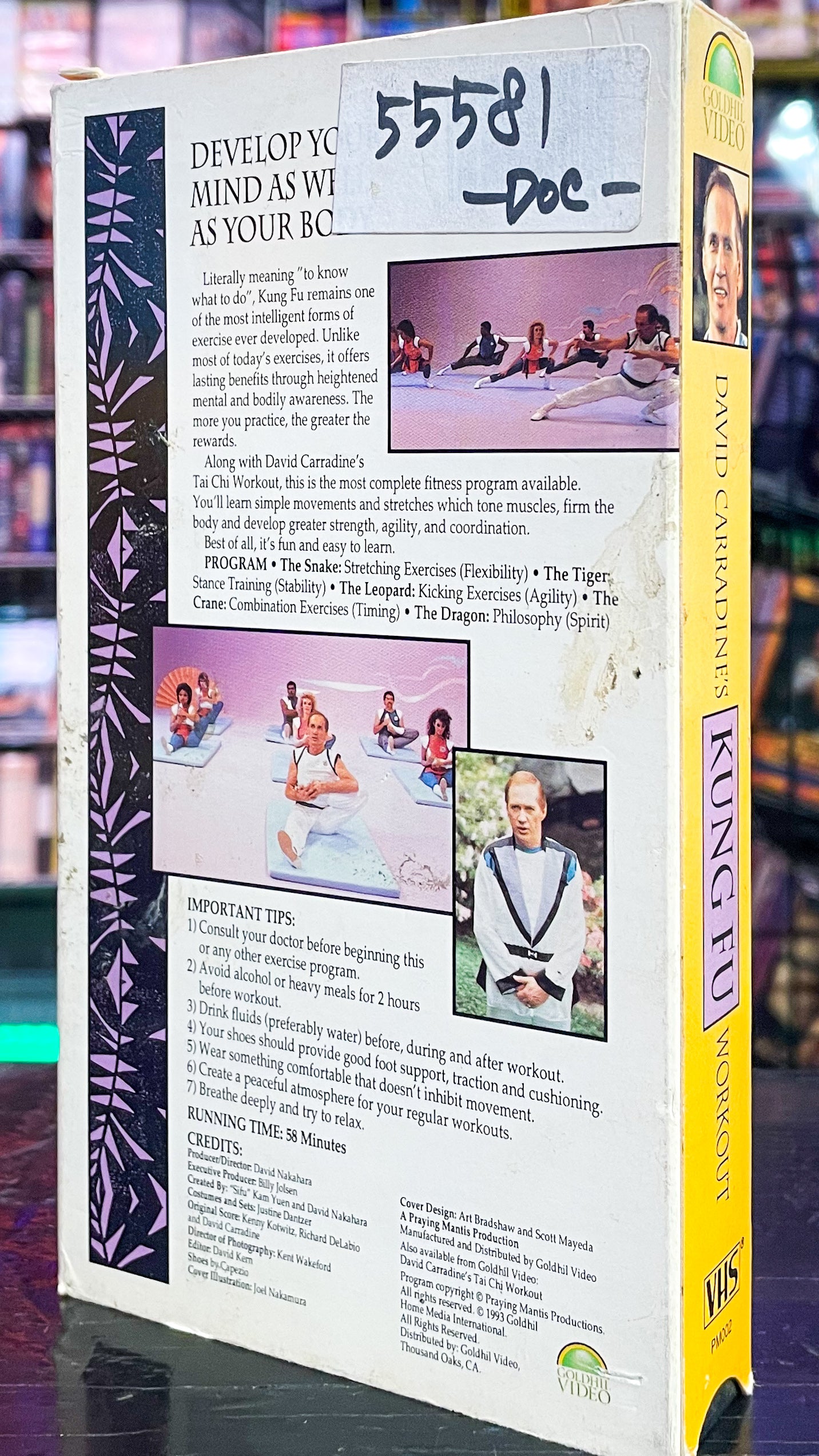 David Carradine’s Kung Fu Workout
