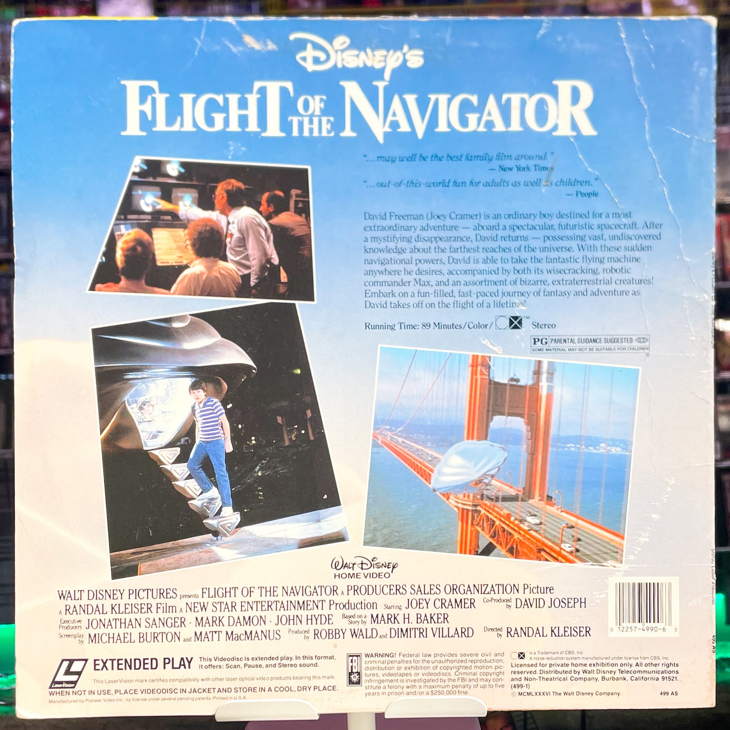 Flight Of The Navigator LD