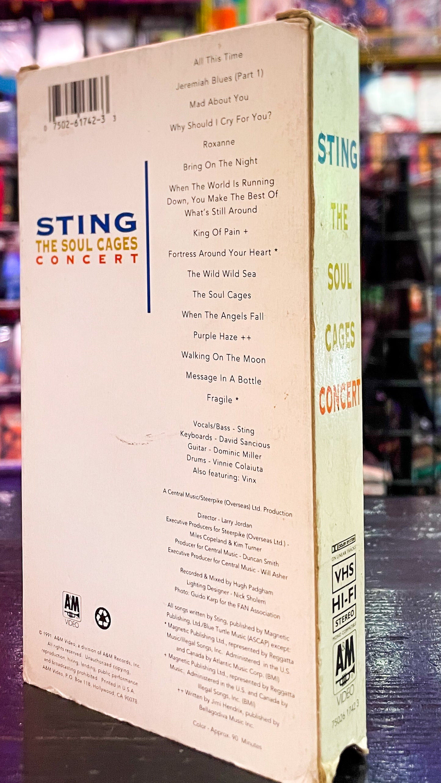 Sting The Soul Cages Concert
