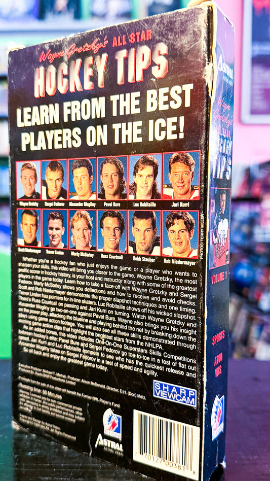 Wayne Gretzky’s All Star Hockey Tips Vol 1.