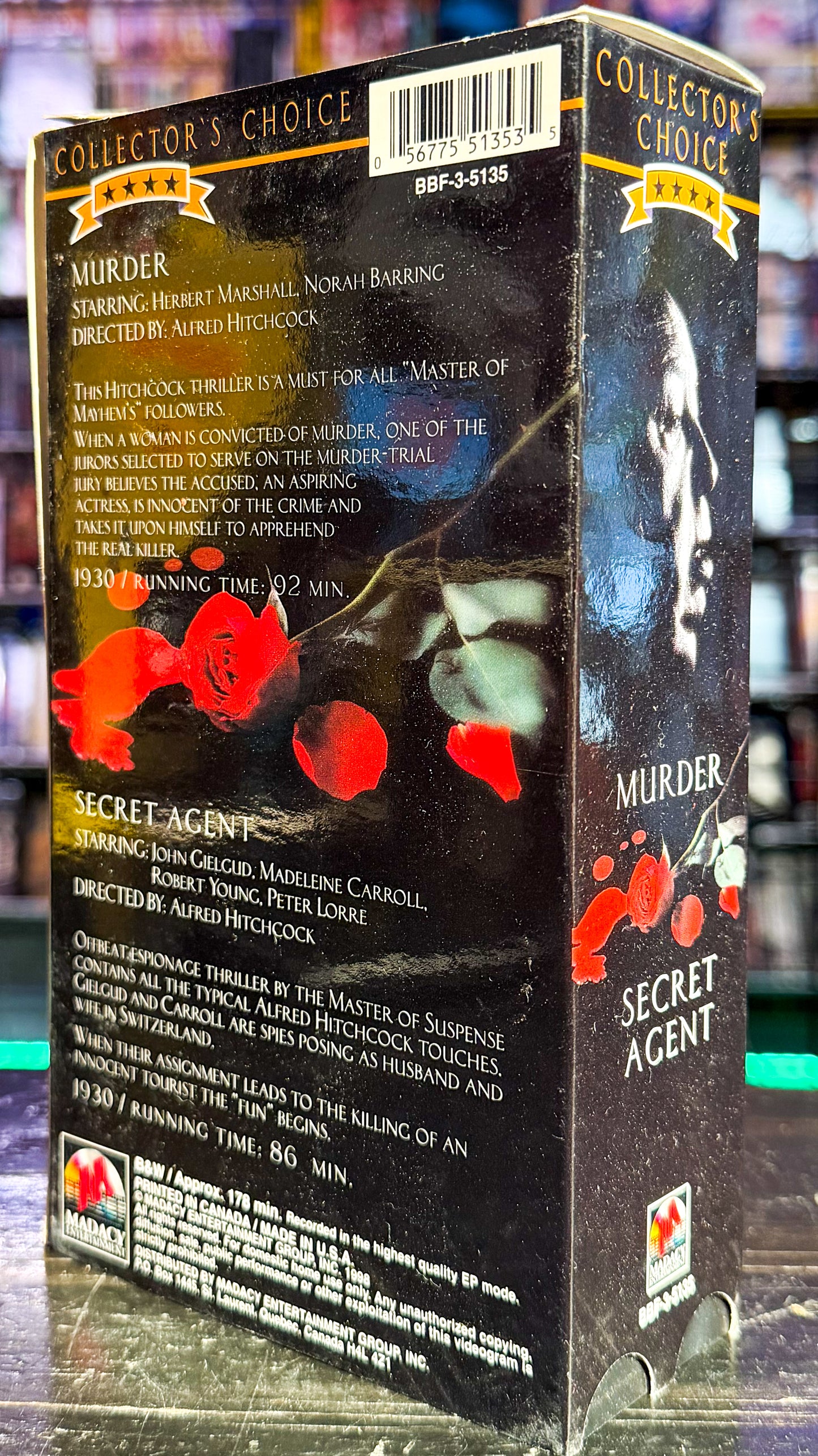 Alfred Hitchcock Collector’s Choice: Murder, Secret Agent, Sabotage, The Man Who Knew Too Much