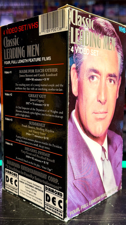 Classic Leading Men 4 Video Box Set: Made For Each Other/ Great Guy/ Suddenly/ His Girl Friday