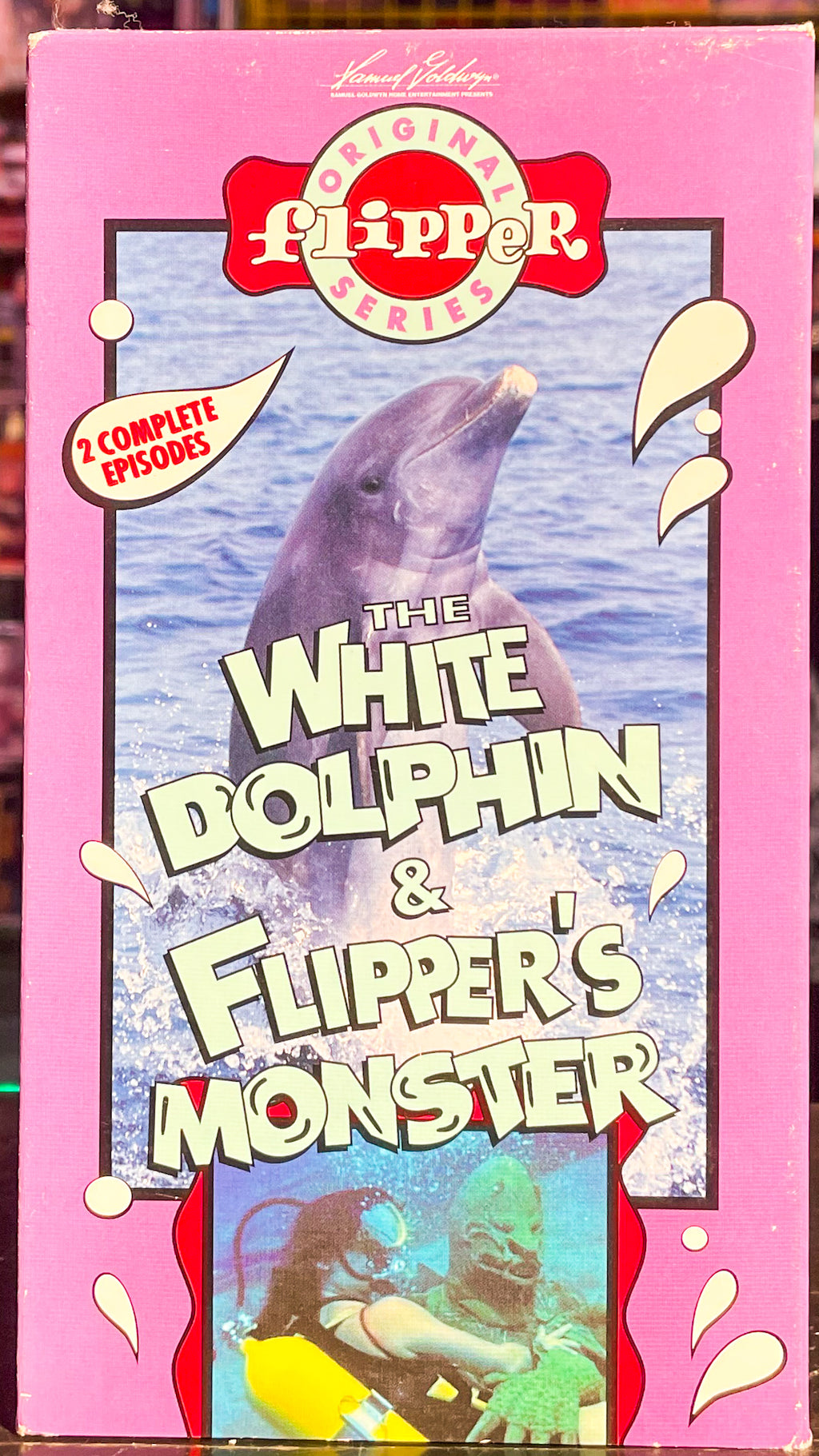 Flipper The White Dolphin & Flipper’s Monster