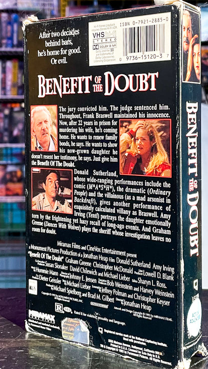 Benefit Of The Doubt