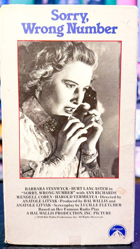 Sorry, Wrong Number