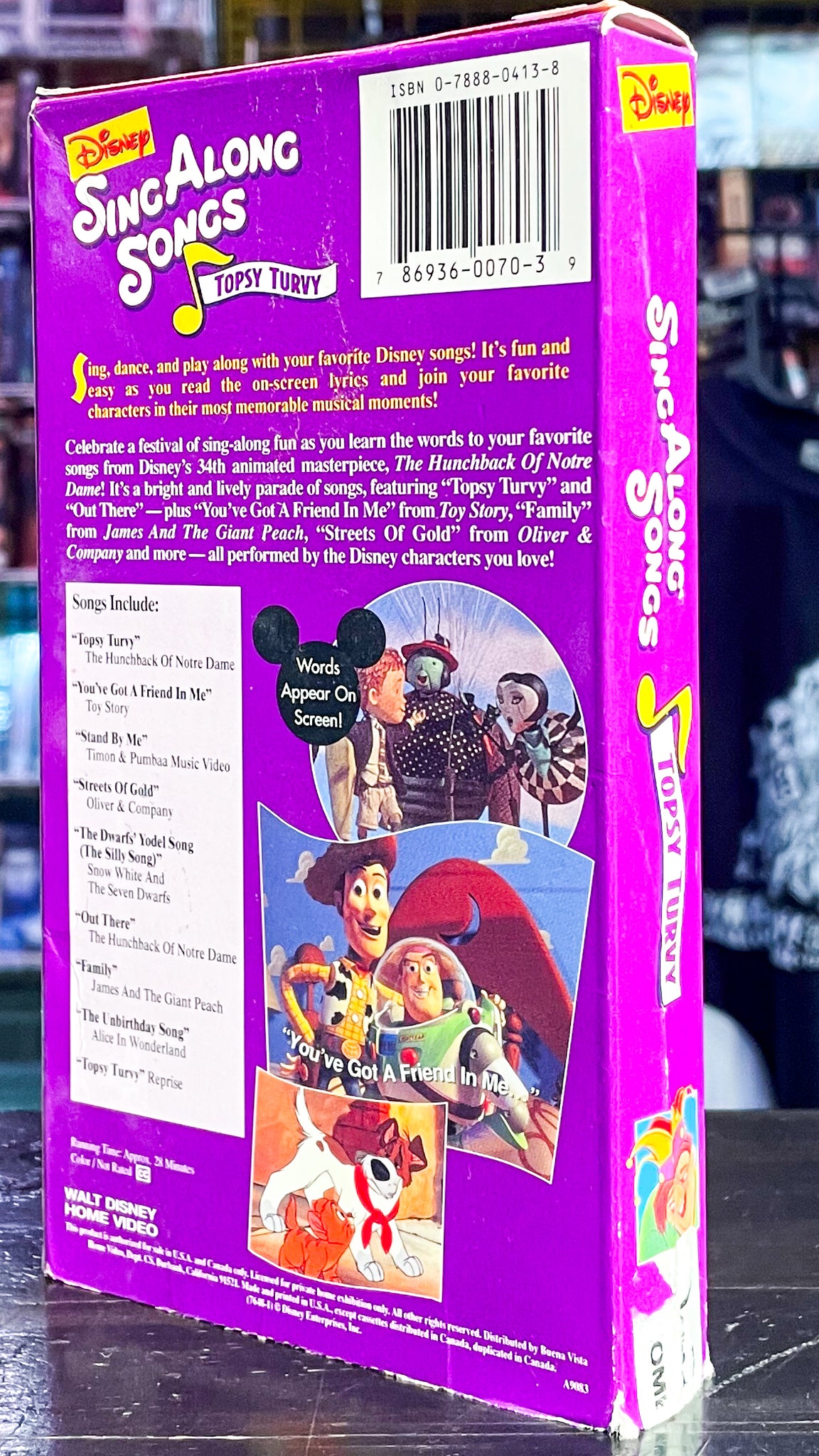 Disneys Sing Along - Topsy Turvy