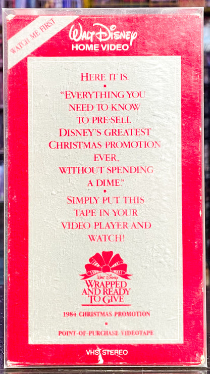 Wrapped And Ready To Give 1984 Disney Christmas Promotion