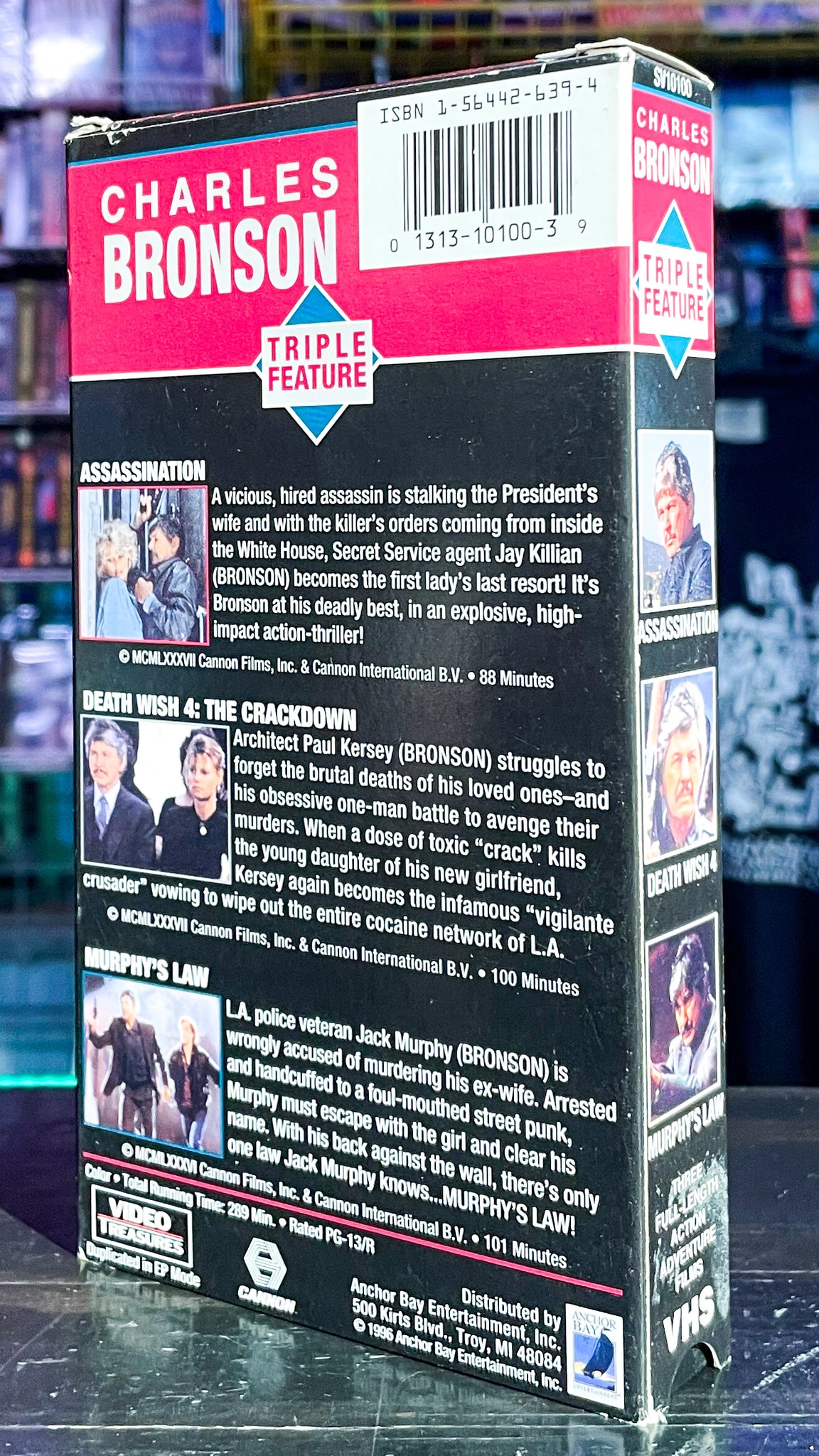 Charles Bronson Triple Feature: Assassination, Death Wish 4, Murphy’s Law