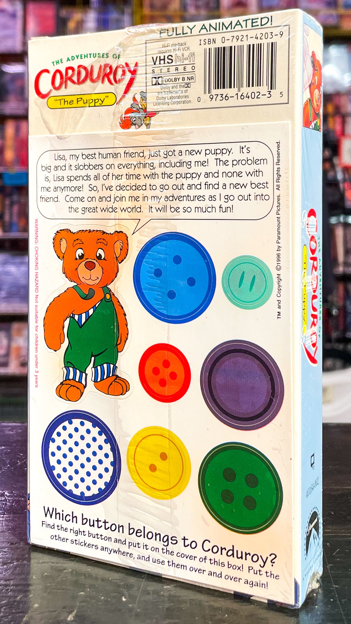 The Adventures Or Corduroy “The Puppy”