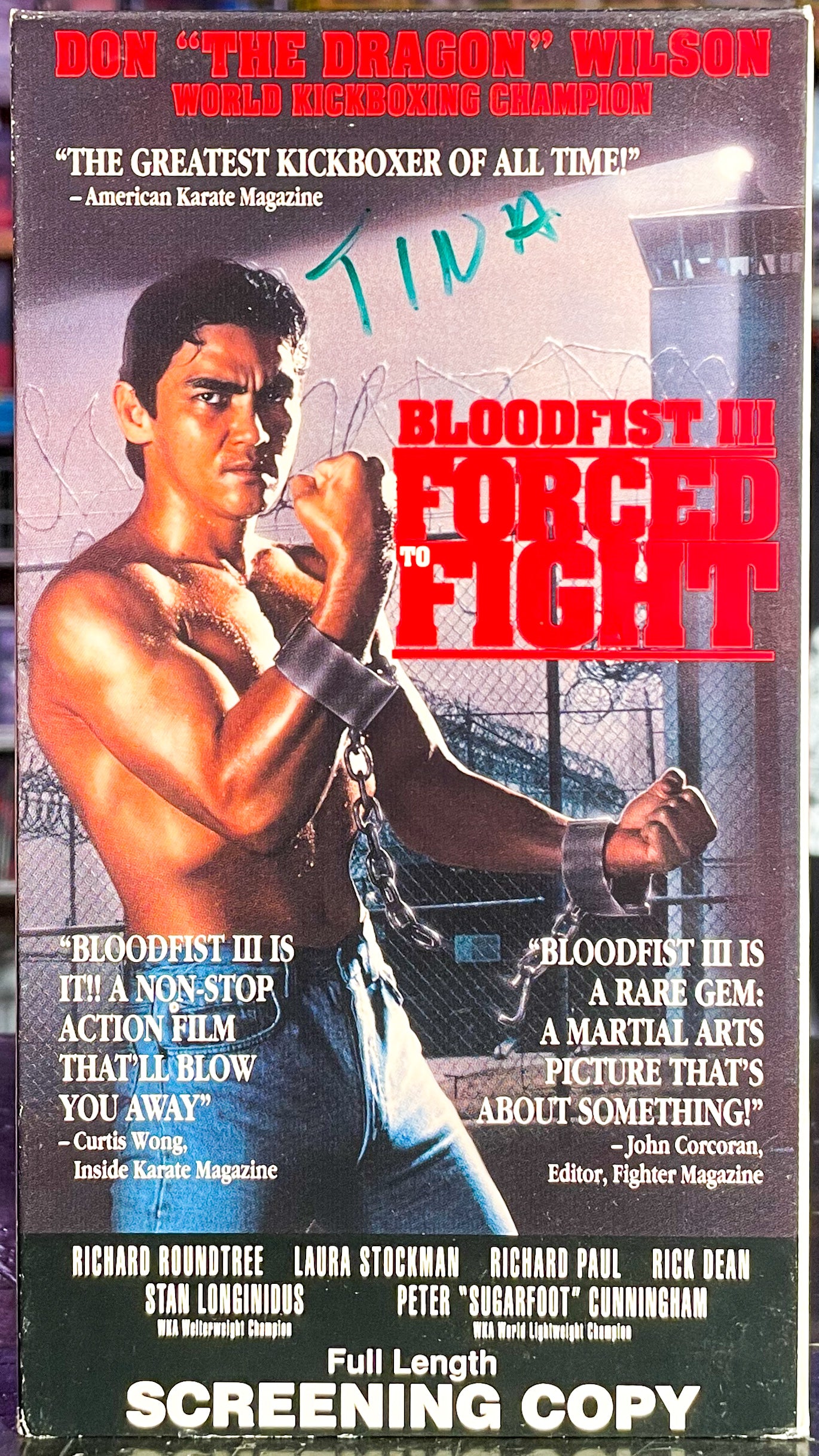 Bloodfist III: Forced To Fight – WHAMMY! Analog Media, image size:1370x2436