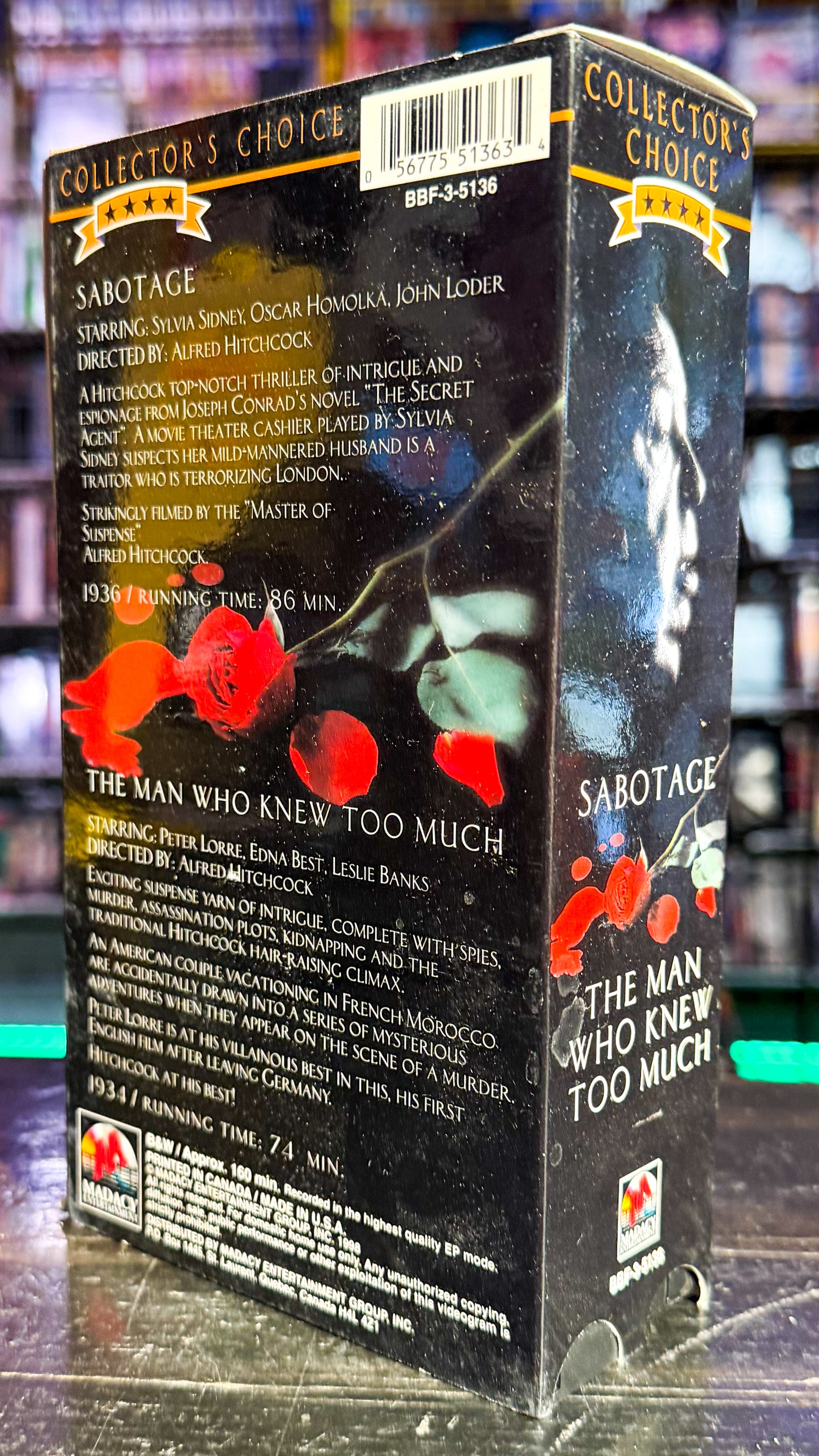Alfred Hitchcock Collector’s Choice: Murder, Secret Agent, Sabotage, The Man Who Knew Too Much