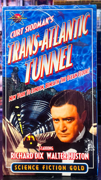 Transatlantic Tunnel VHS SEALED Science Fiction Gold Richard