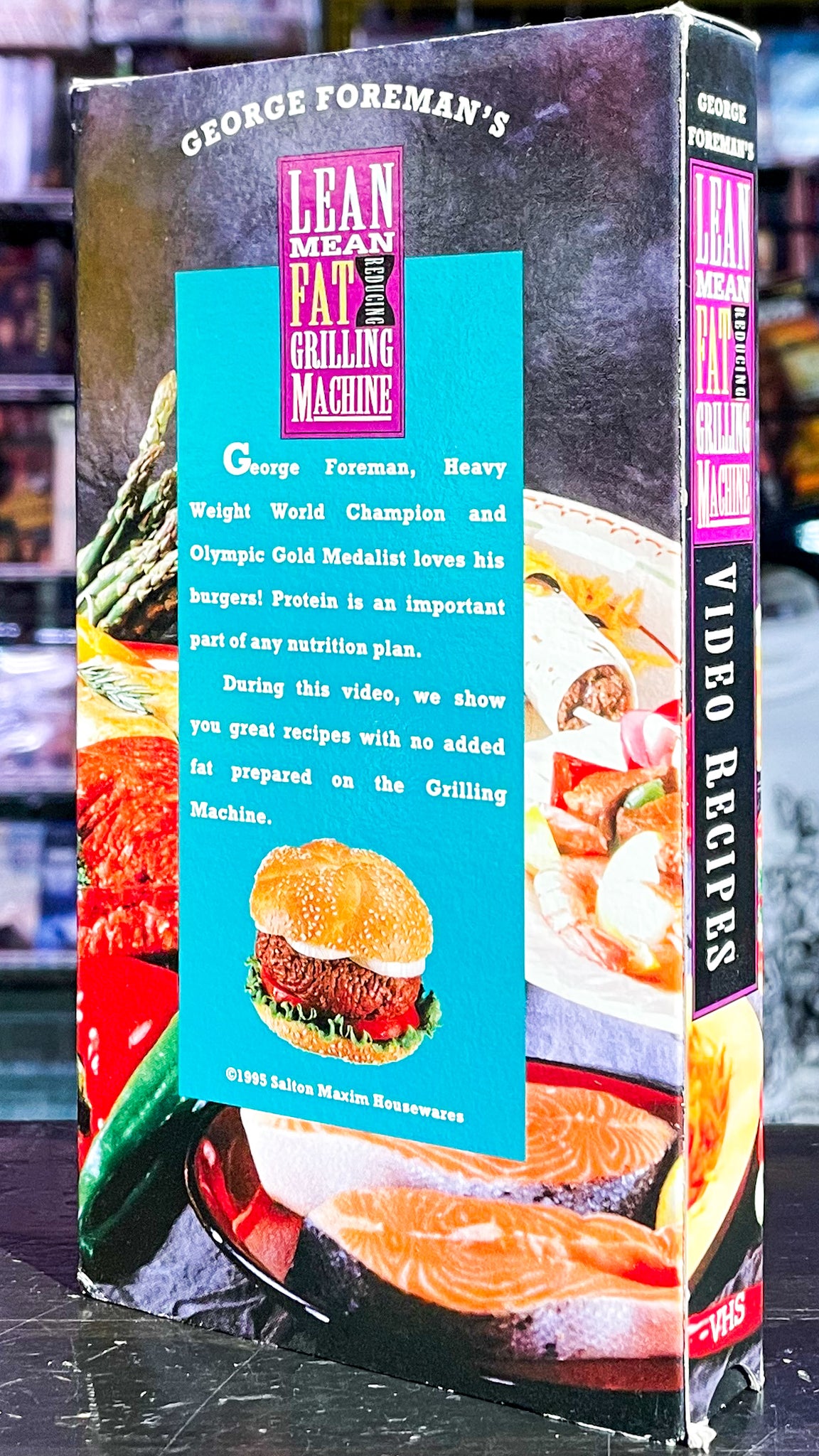 George Foreman’s Lean Mean Fat Reducing Grilling Machine Video Recipes