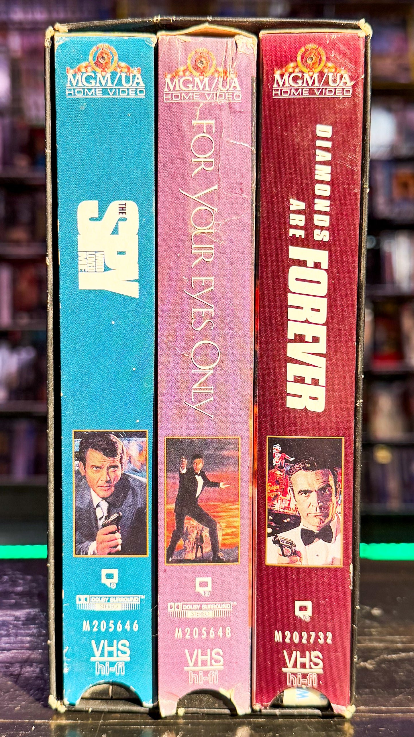 007 Gift Box Set: Diamonds Are Forever/ For Your Eyes Only/ The Spy Who Loved Me