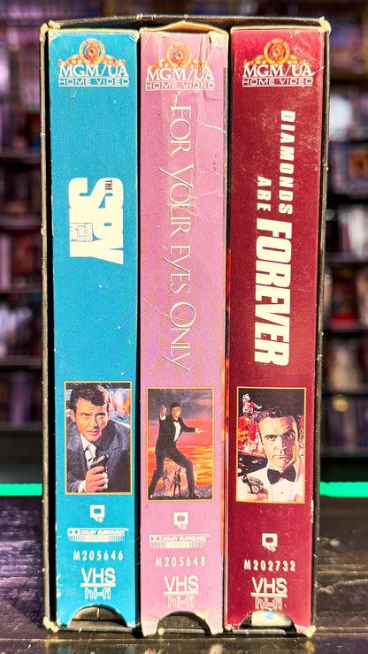 007 Gift Box Set: Diamonds Are Forever/ For Your Eyes Only/ The Spy Who Loved Me