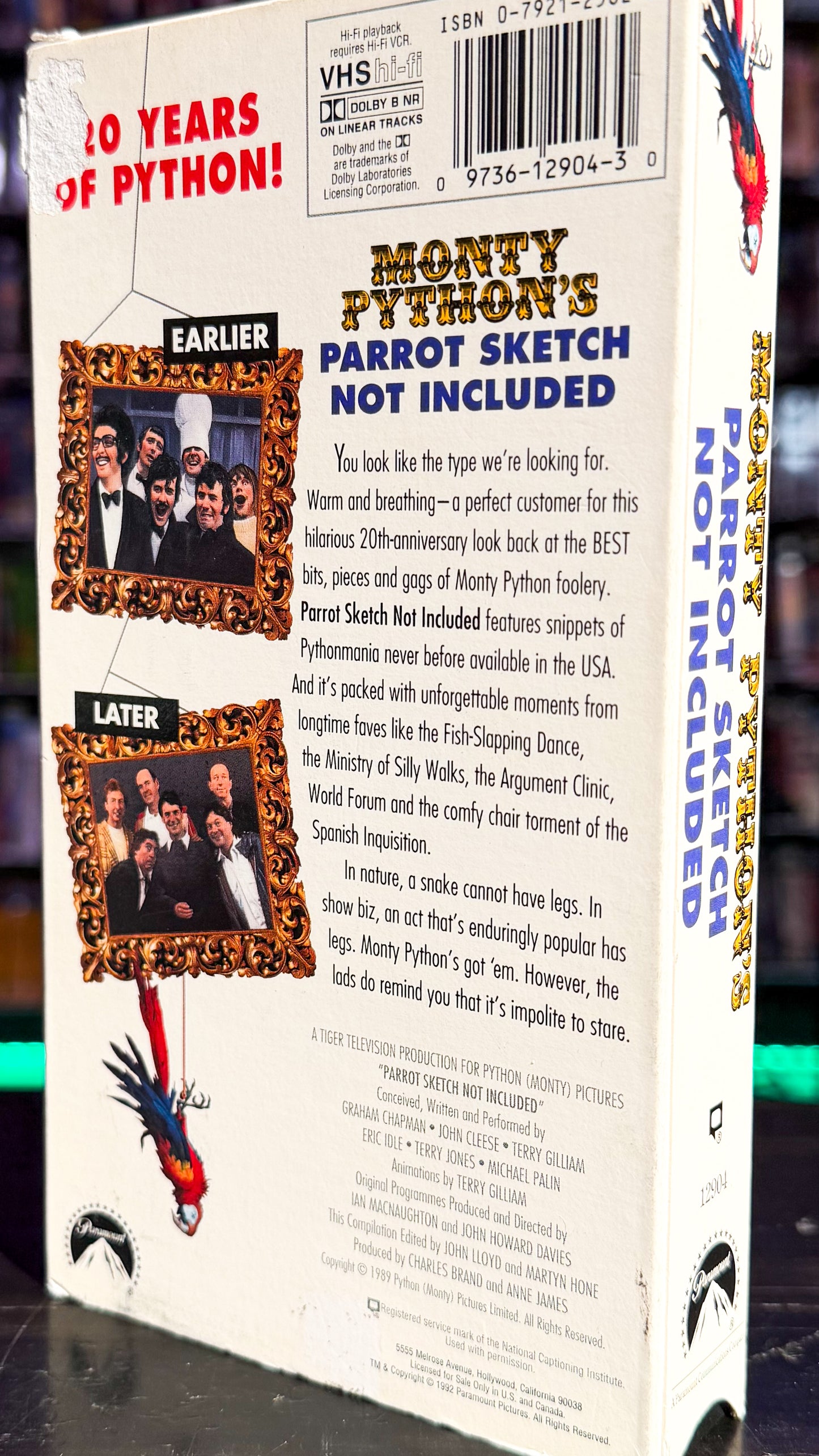 Monty Python’s Parrot Sketch Not Included