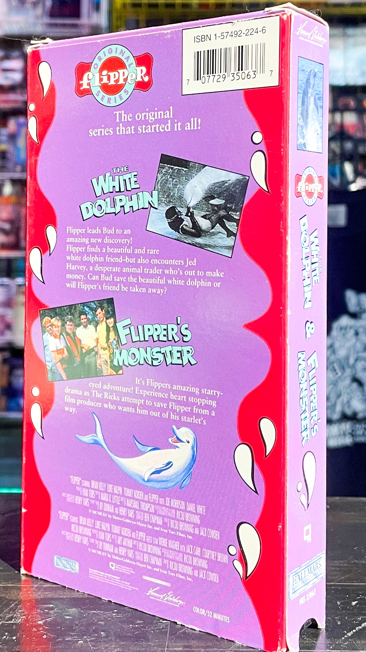 Flipper The White Dolphin & Flipper’s Monster