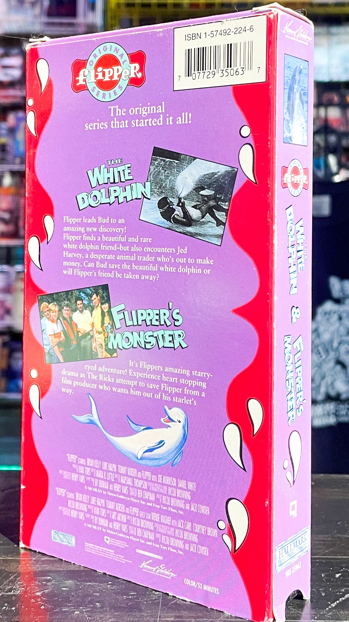 Flipper The White Dolphin & Flipper’s Monster