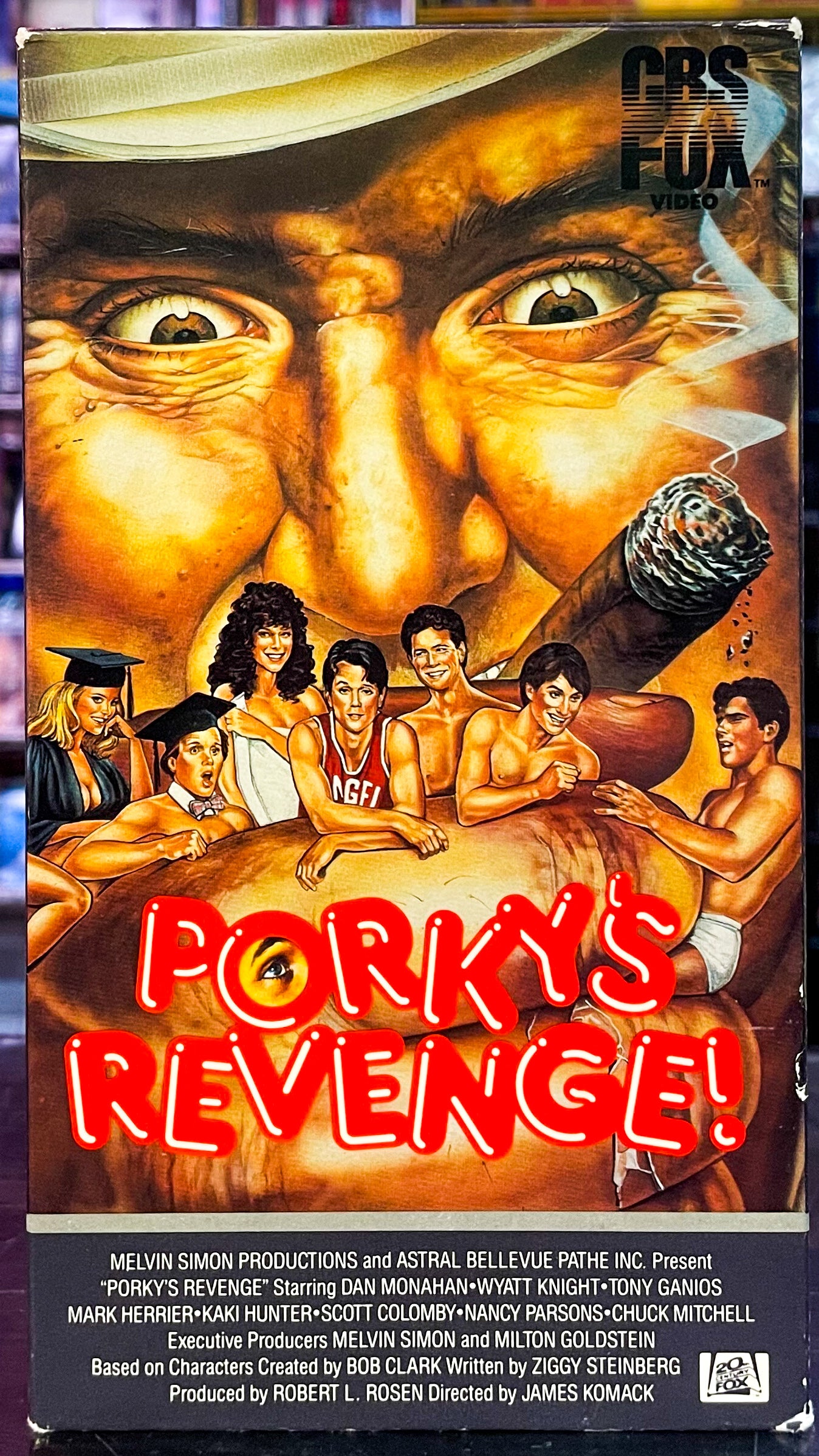 Porky's Revenge 1985 VHS Video Cassette Movie Cult sold Comedy Astral Video IGS