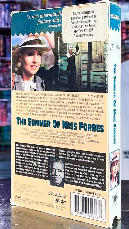 The Summer Of Miss Forbes