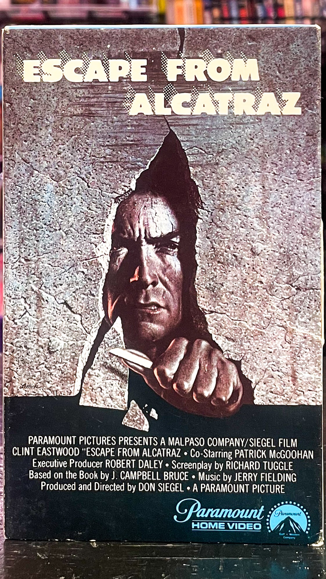 Alcatraz Save the Rock 1992年当時物 コンクリ片入り Escape From Alcatraz (Beta) – WHAMMY! Analog Media