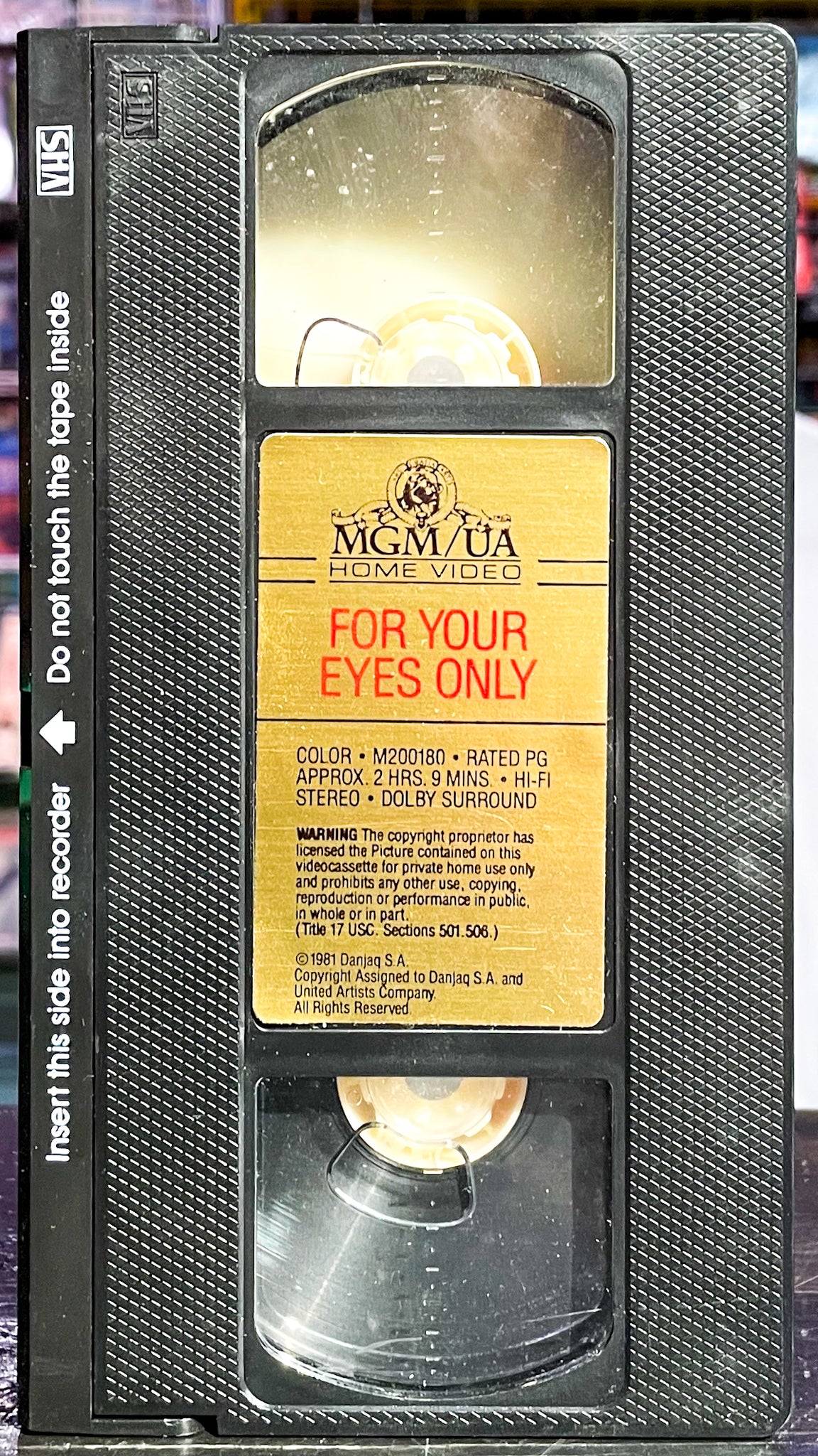 For Your Eyes Only