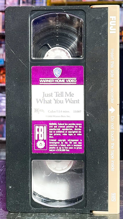 Just Tell Me What You Want