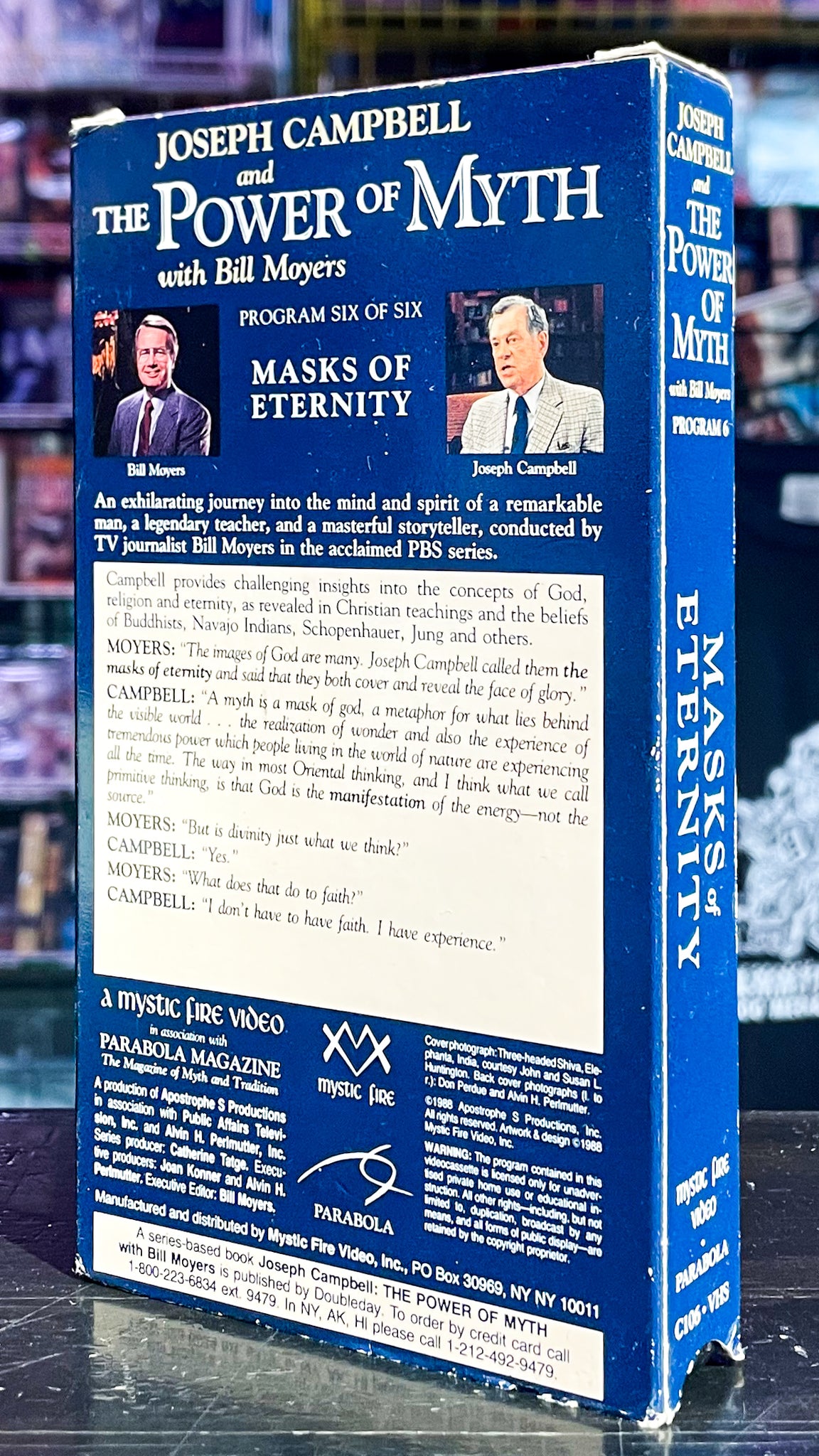 The Power Of Myth P 6. Masks Of Eternity
