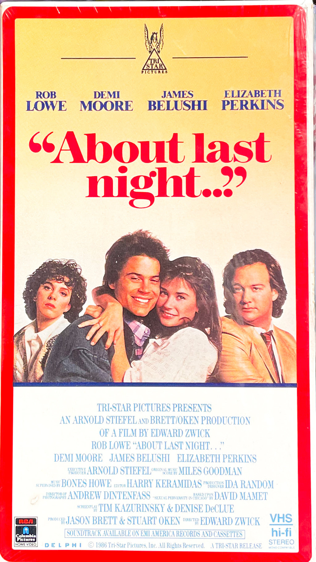 “About Last Night…”