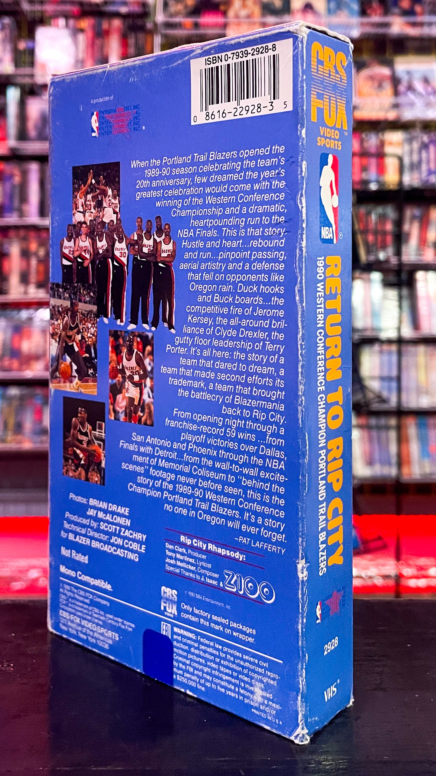 Return To Rip City 1990 Western Conference Champion Portland Trail Blazers