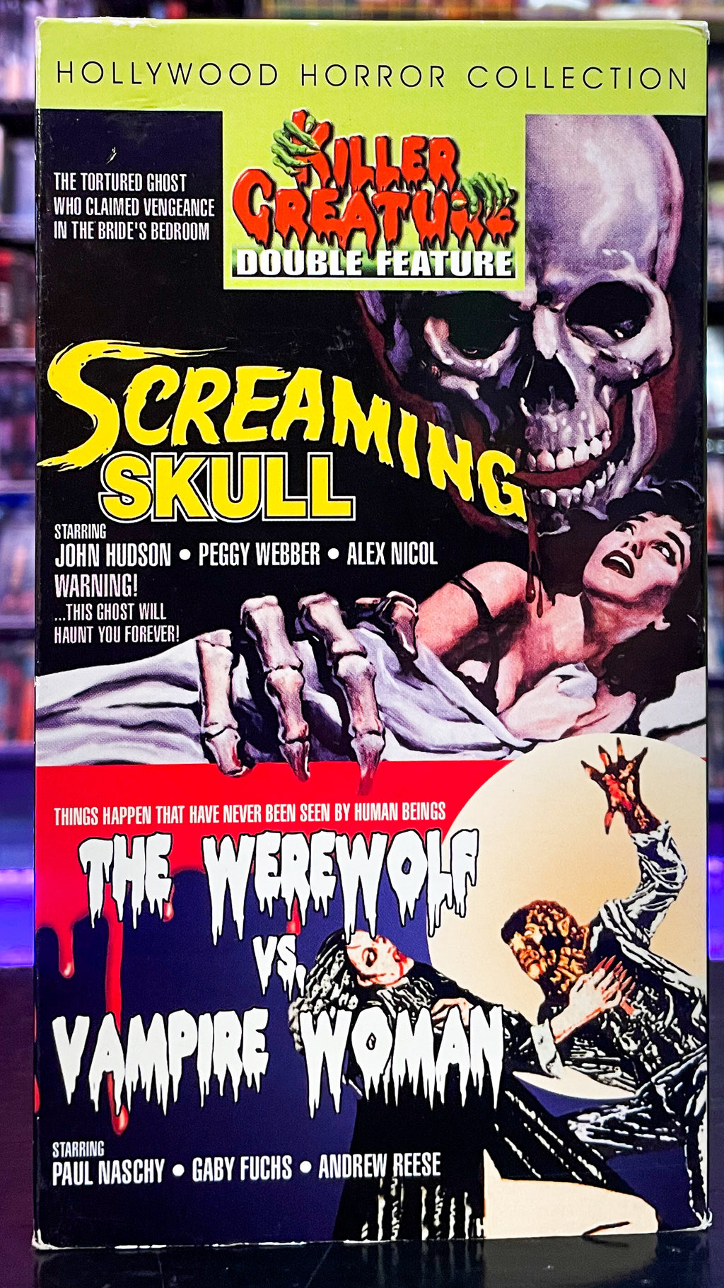 Killer Creatures Double Feature: Screaming Skull/ The Werewolf vs. Vampire Woman