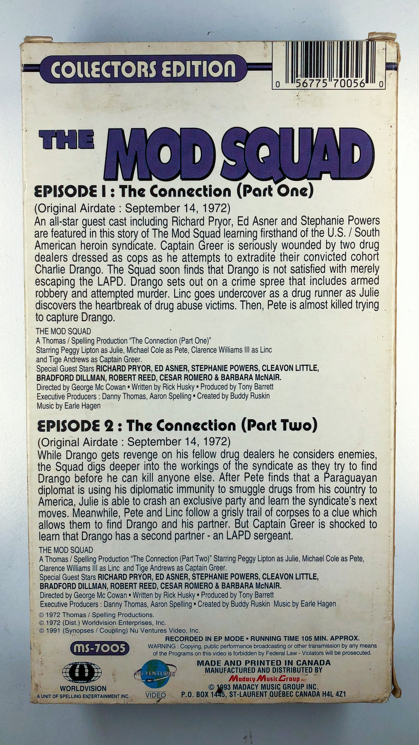 The Mod Squad: "The Connection" (Part One and Two)