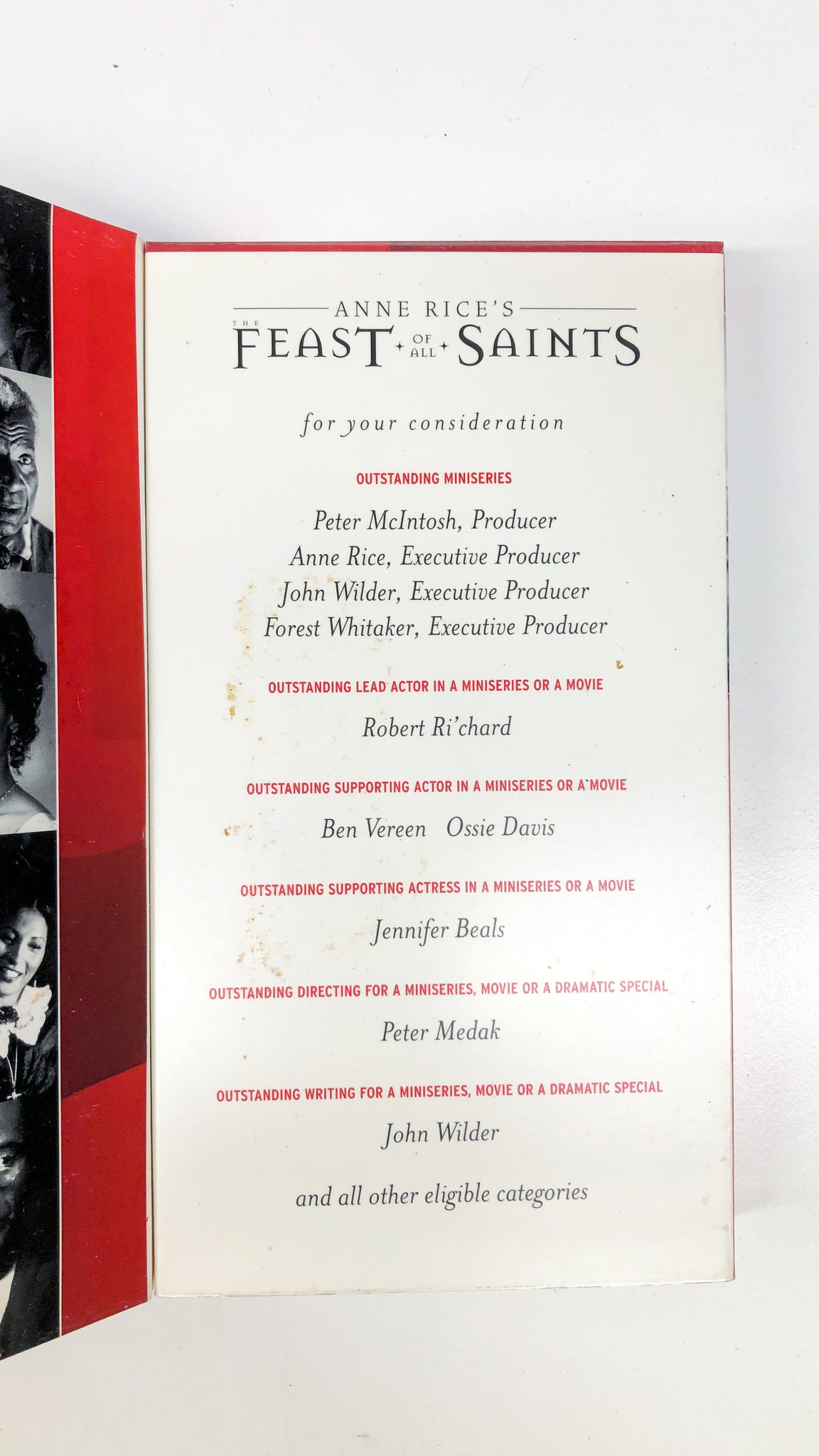 Anne Rice's Feast of all Saints