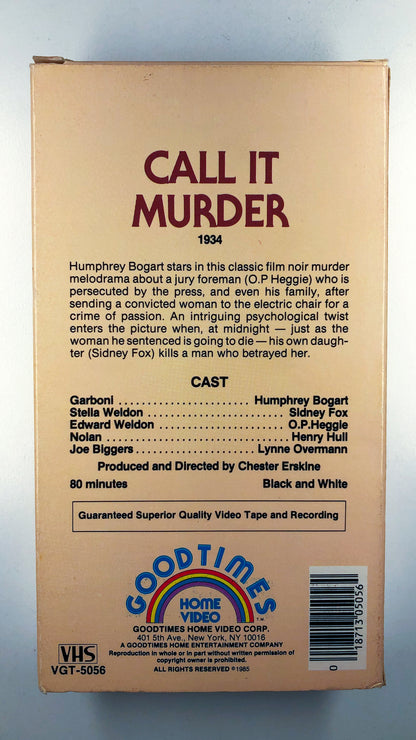 Call it Murder