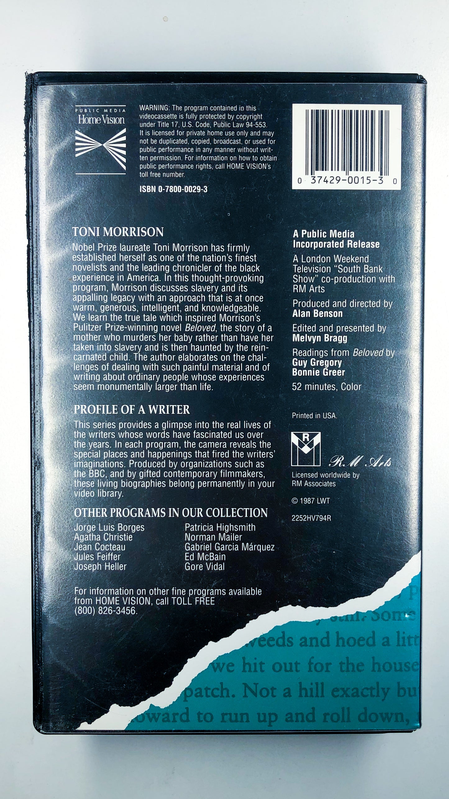 Profile of a Writer: Toni Morrison