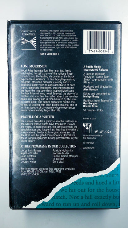Profile of a Writer: Toni Morrison